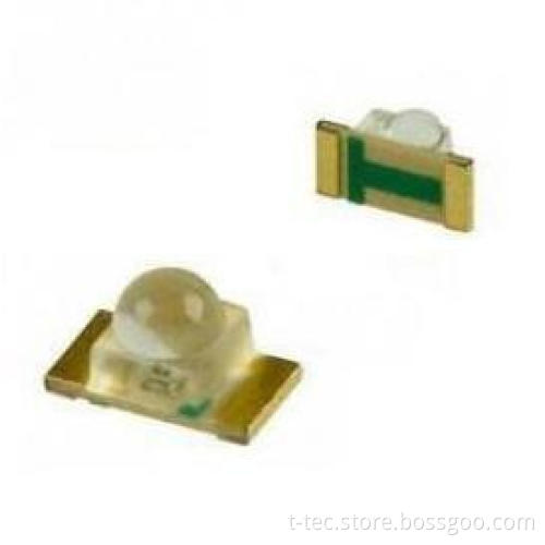 1206 Package Size PLCC2 Dome Lens 520nm 530nm Pure Green SMD LED